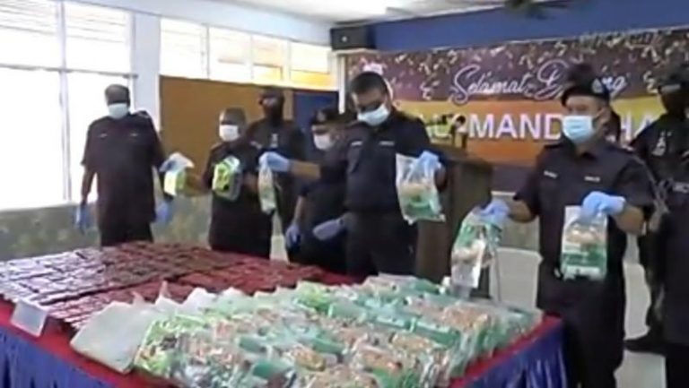 [Video] Polis rampas dadah RM 3.5 juta