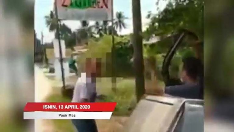 ]Video] Lelaki mengamuk, berang kereta dipotong
